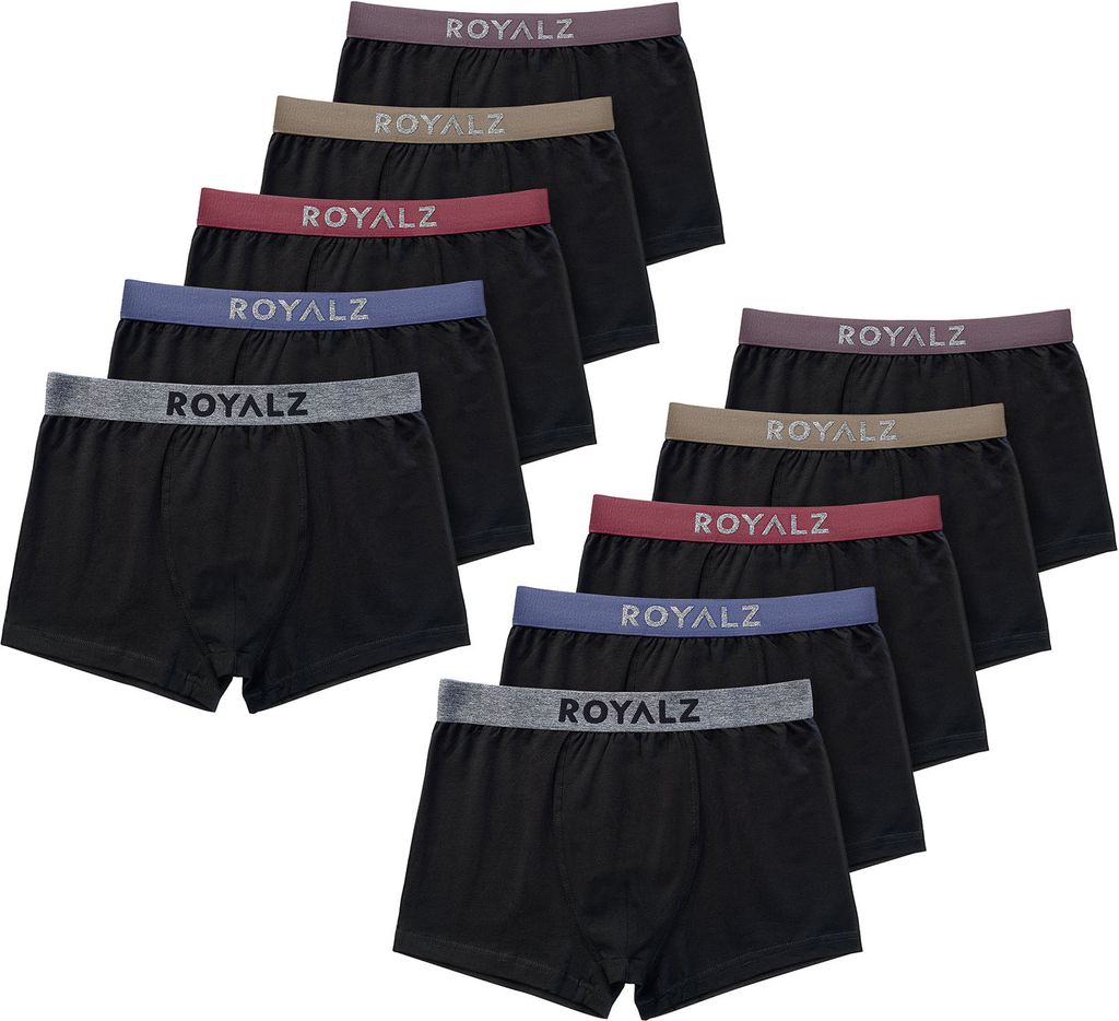 ROYALZ 10er Pack Boxershorts Herren "Lifestyle" Männer Produktbild 