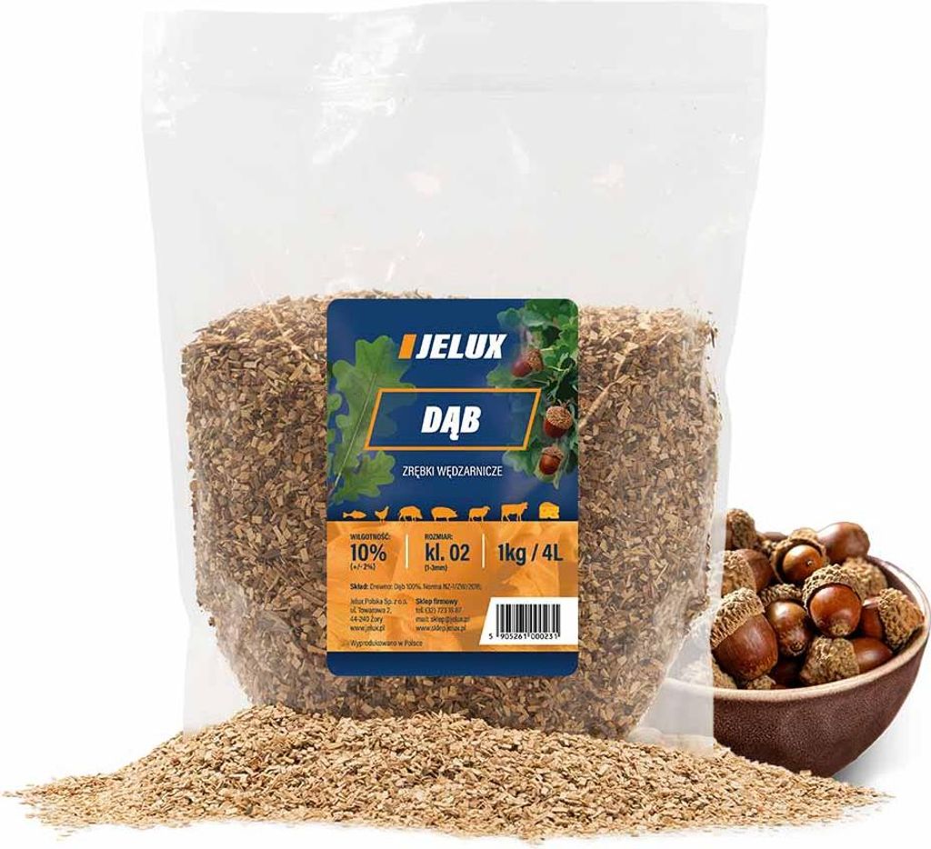 Uzené dubové štěpky KL02 1kg Obrázek produktu 