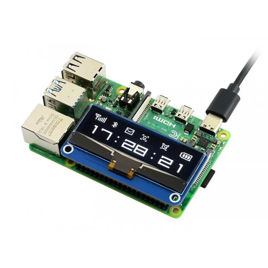 Module OLED 128x32 Haute Résolution 2.23 pouce HAT Raspberry Pi - 3