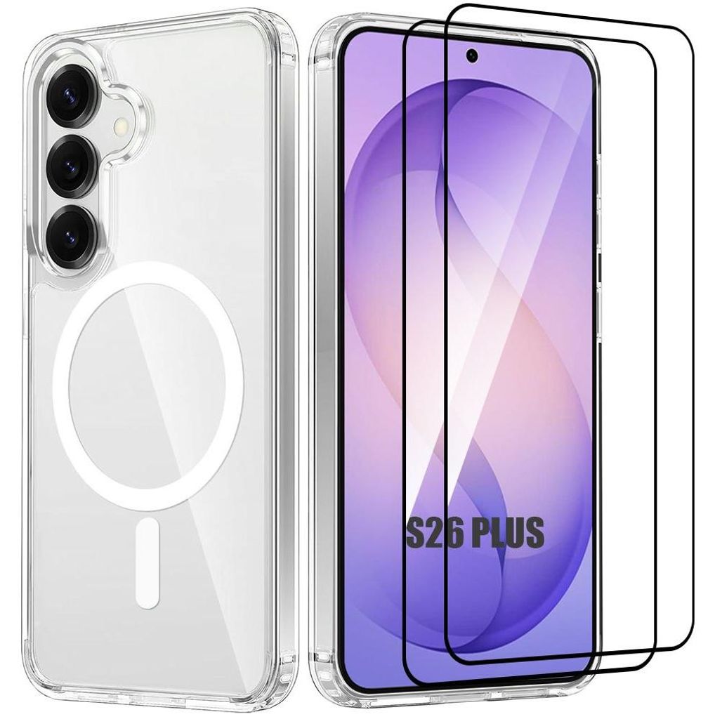 Coque + 2 Verres Trempés pour Samsung Galaxy S26 Plus, Image du produit 