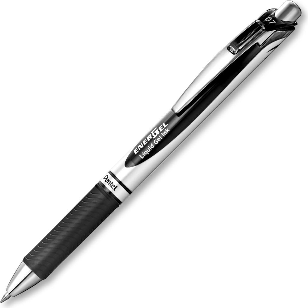 Pentel Gelroller EnerGel BL77-AO 0,35mm Druckmechanik Produktbild 