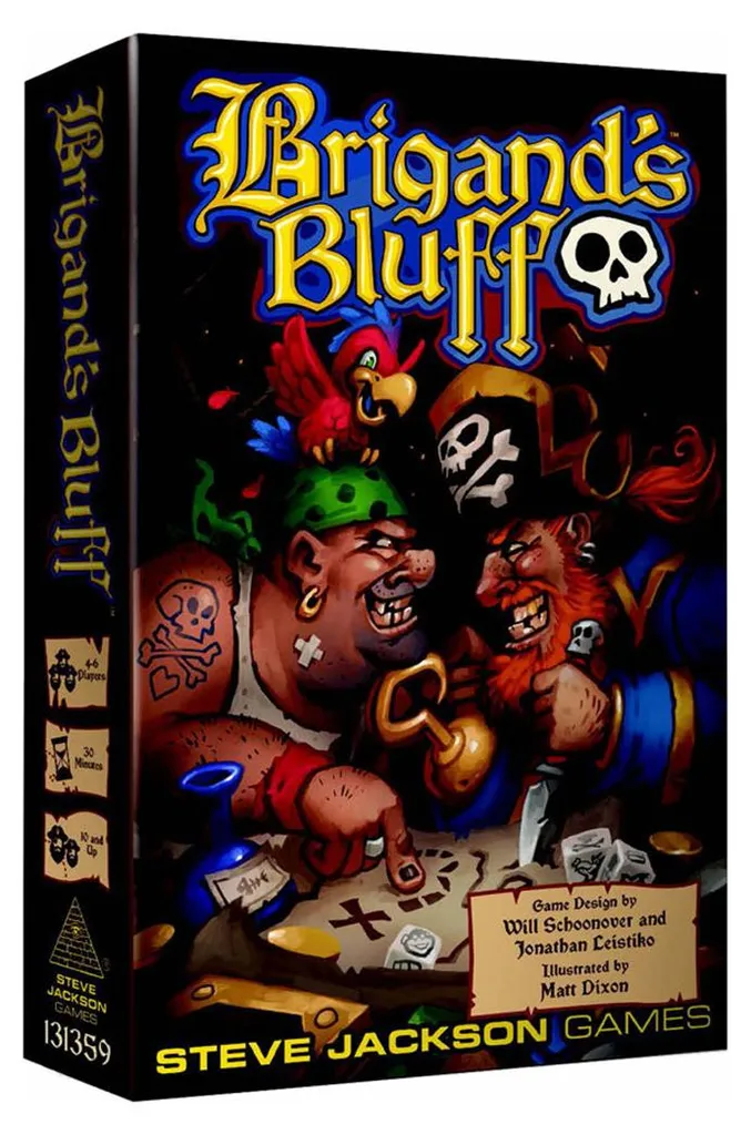 Brigand's Bluff Jeu de dés Idéal pour Soirée entre Amis et Apéro
