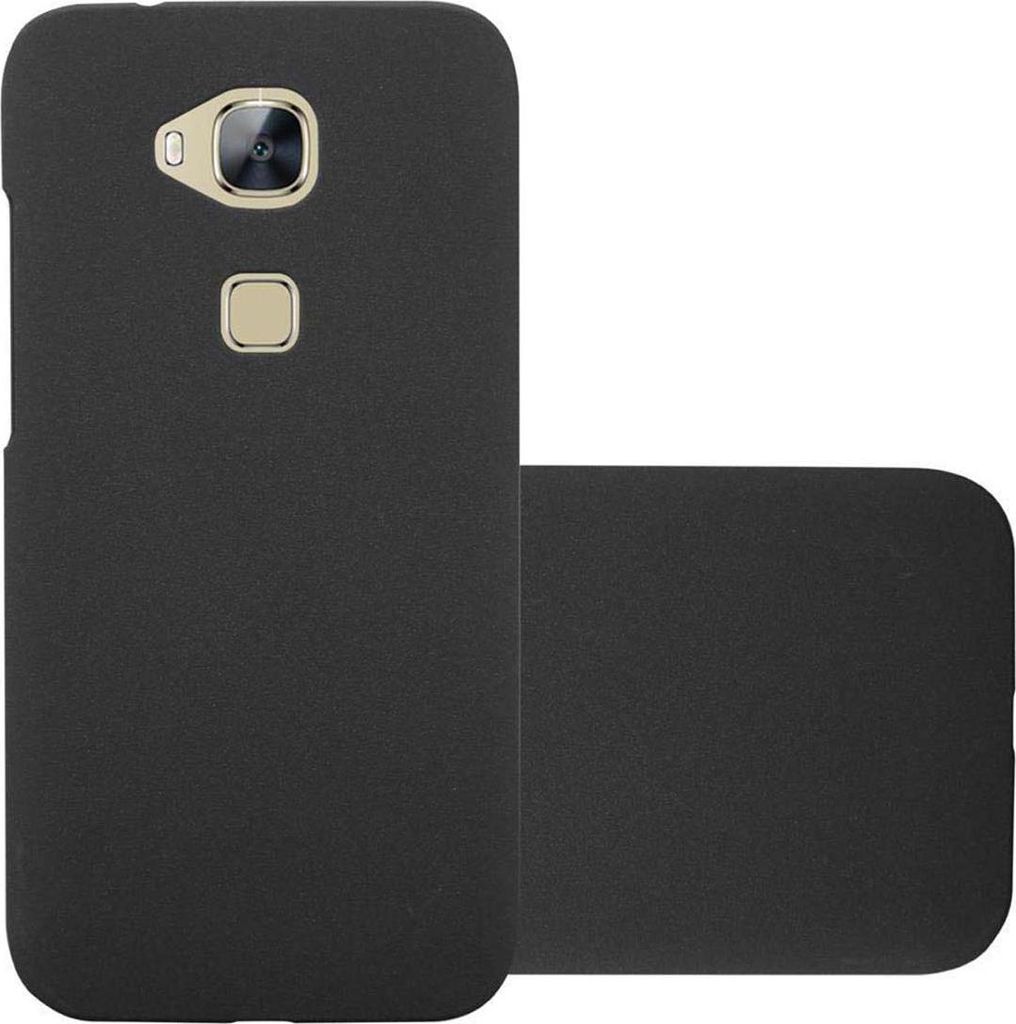 Cadorabo Schutzhülle für Huawei ASCEND G7 PLUS / G8 / GX8 Hülle in Schwarz Etui Hard Case Handyhülle Cover