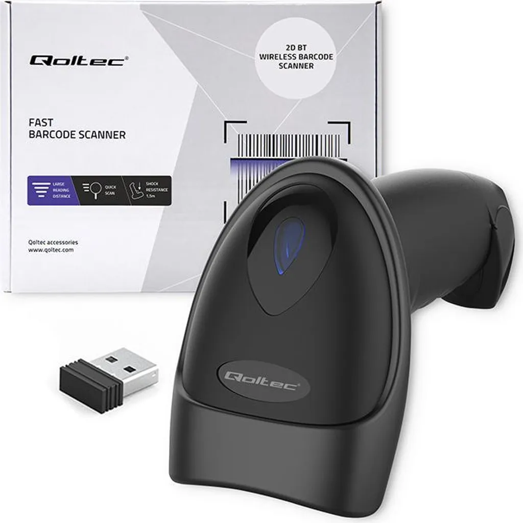 Scanner 1D 2D Bluetooth avec connexion USB - Lecteur QR Code rapide - 11
