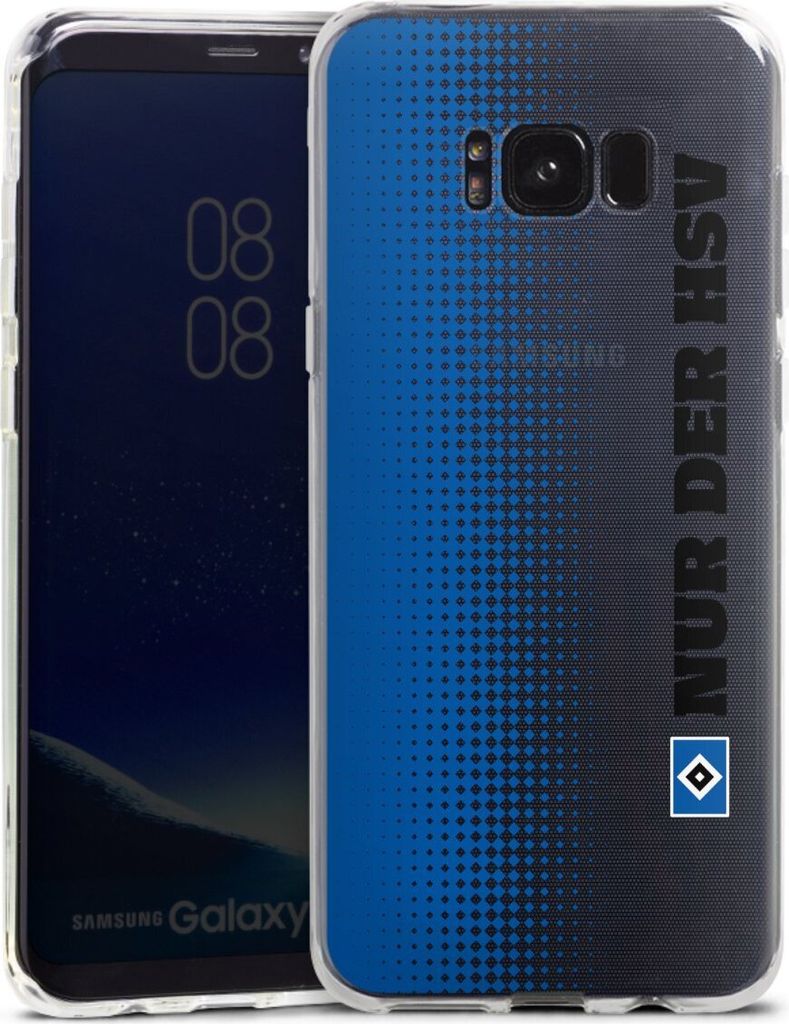 DeinDesign Handyhülle für Samsung Galaxy S8 Plus Silikon Hülle Case Smartphone Schutzhülle HSV Logo transparent