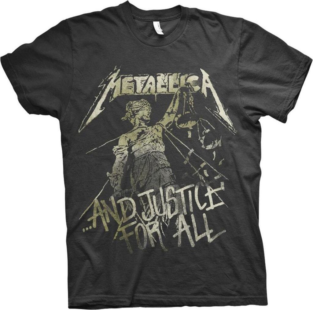 Metallica - "And Justice For All" T-Shirt für Herren/Damen Uni RO2394 (M) (Schwarz)