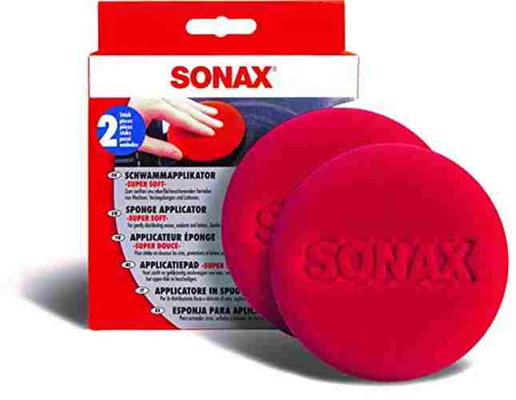 SONAX SchwammApplikator -Super Soft- 2 Stück Produktbild 