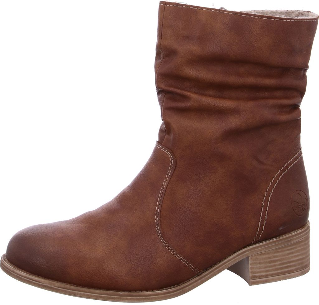Rieker Damen Stiefelette Blockabsatz Warmfutter Produktbild 