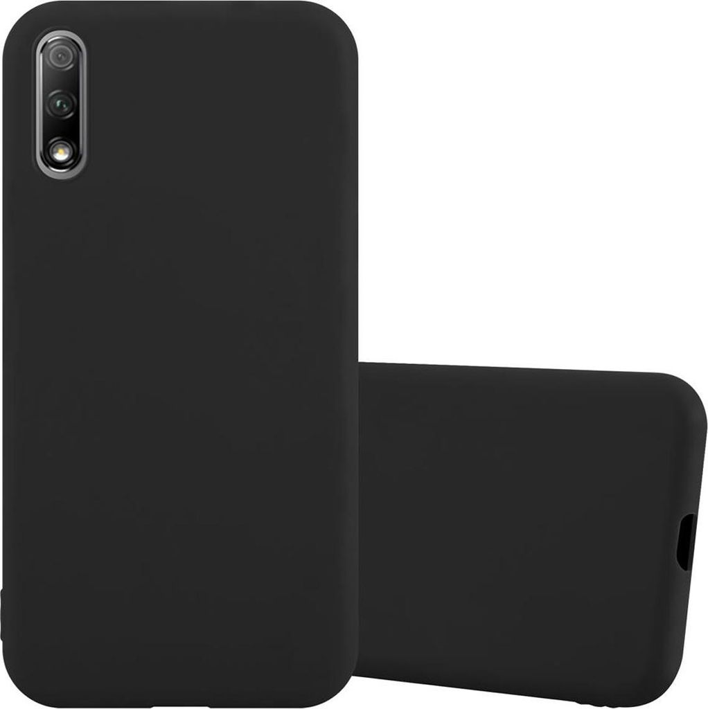 Cadorabo Hülle für Honor 9X Schutzhülle in Schwarz Handyhülle TPU Silikon Etui Case Cover