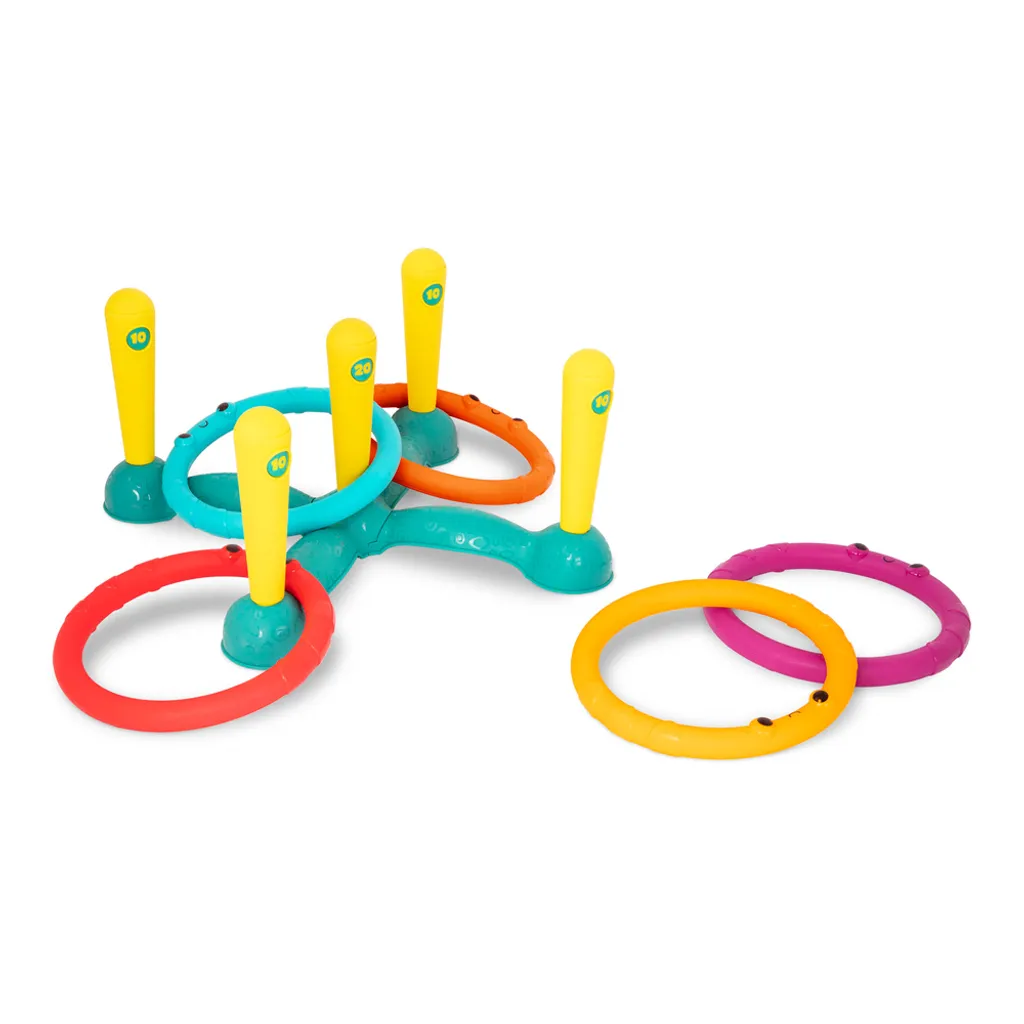 Jeu de lancer d'anneaux stable et robuste pour occuper vos enfants sans écran