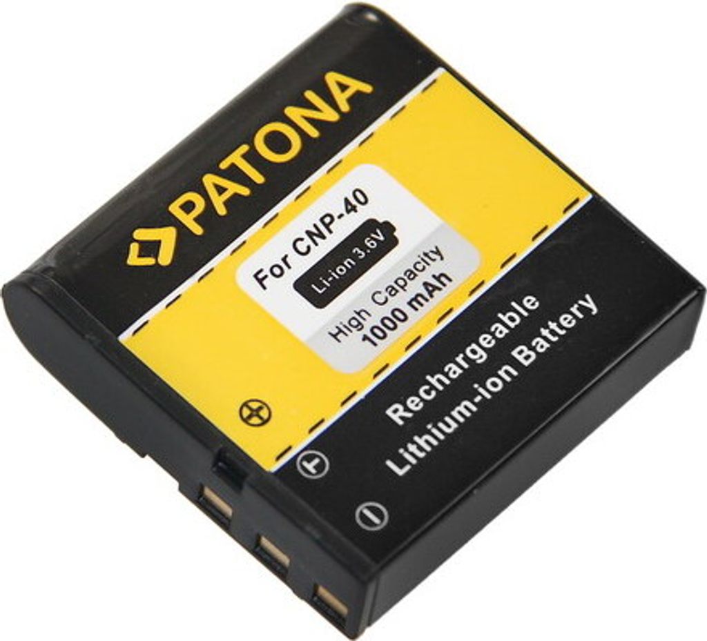 Aku Casio NP-40 1000mAh Li-Ion Obrázek produktu 1