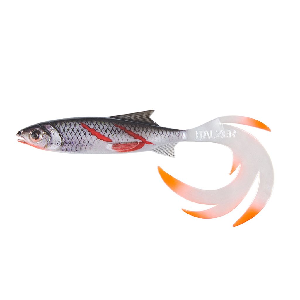 Balzer Shirasu Reptile Shad - Gummifisch, Länge / Gewicht:7cm / 1.5g, Farbe:Bloody Minnow