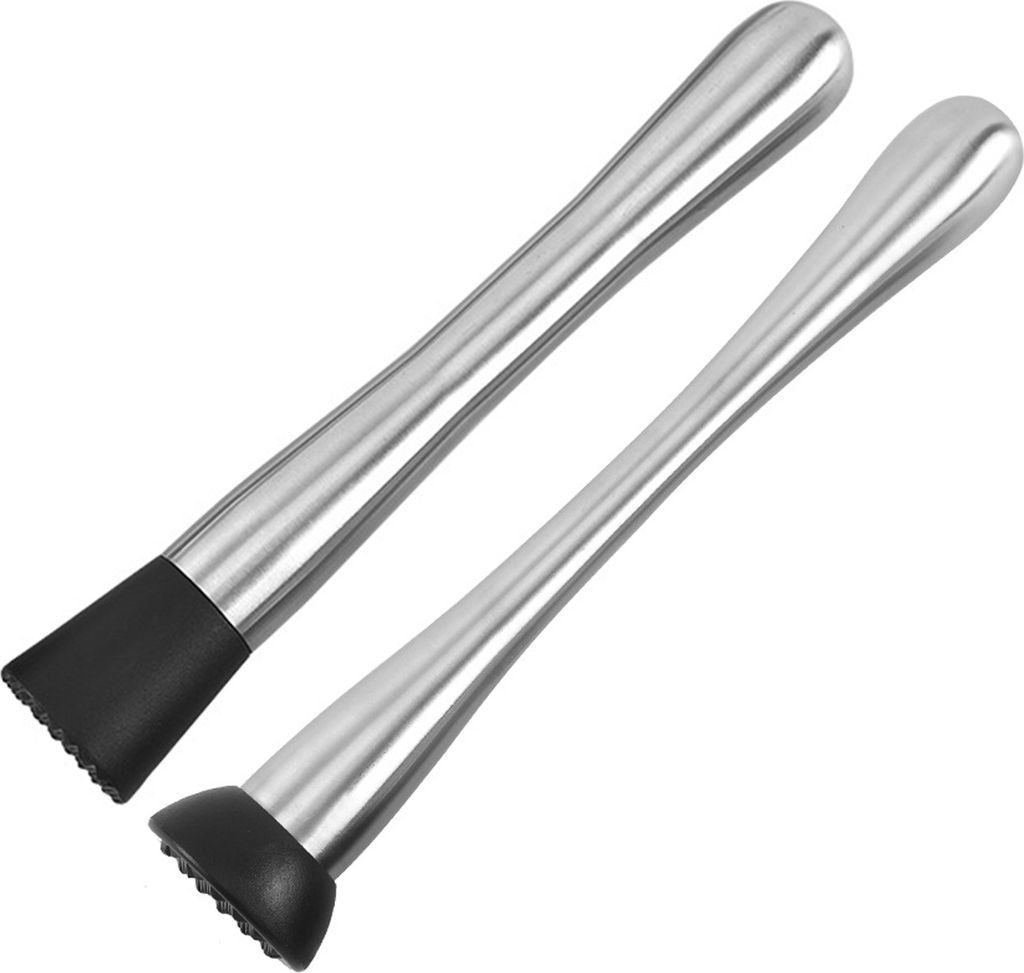 Cocktail-Stößel, Bar-Werkzeug aus Edelstahl für Mojitos, Limonade, Fruchtgetränke, Bar-Zubehör mit langem Griff für das Barkeeping im Home-Re...