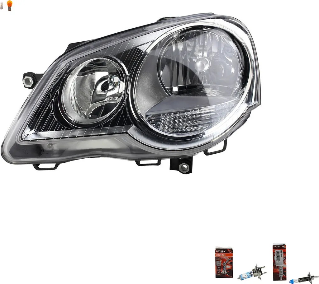Johns, Fari + Laser Osram Night Breaker adatto a VW Polo 9N sinistra 6Q1941007AR 6Q1941007AN 6Q1941007AT 6Q1941007AJ 6Q1941007AK 6Q1941007AQ 6