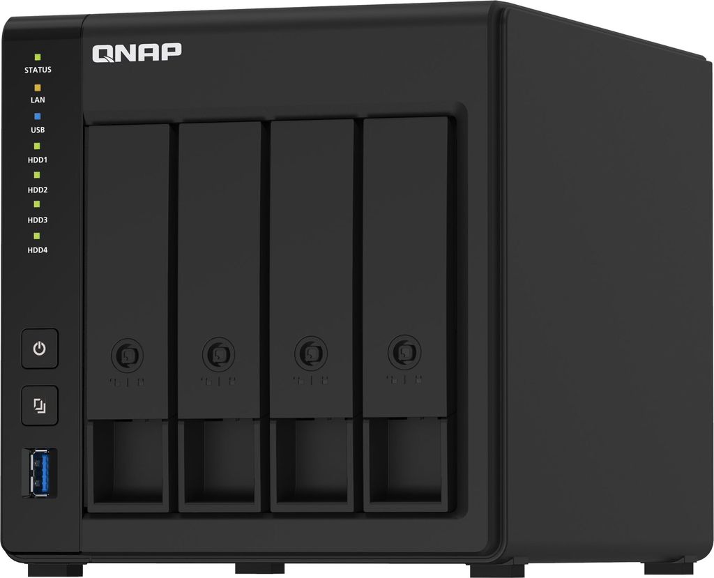 QNAP TS-451D2 - NAS-Server - 4 Schächte - SATA 6Gb/s Produktbild 