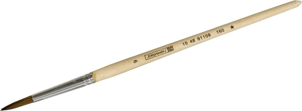 Feinhaarpinsel Schule Holz 9 Packung mit 12 Stück