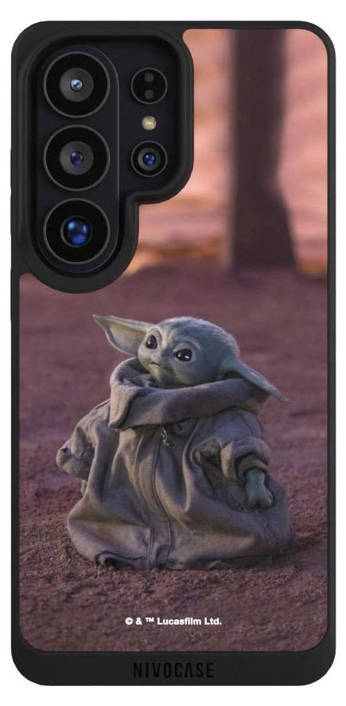 NIVOCASE Handyhülle für Samsung Galaxy S26 Ultra Hülle NIVOpure Case Schwarz Star Wars Baby Yoda The Child
