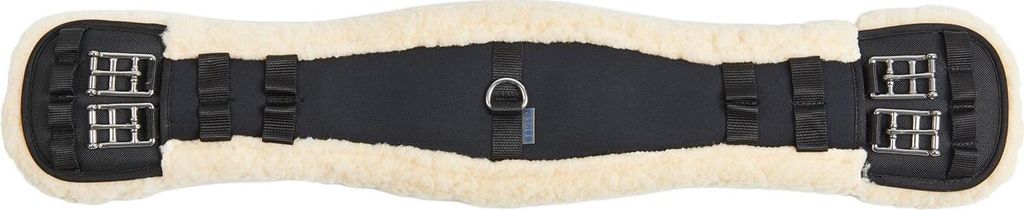 BUSSE Sattelgurt Art-Fur Dressur D Schwarz/ Natur