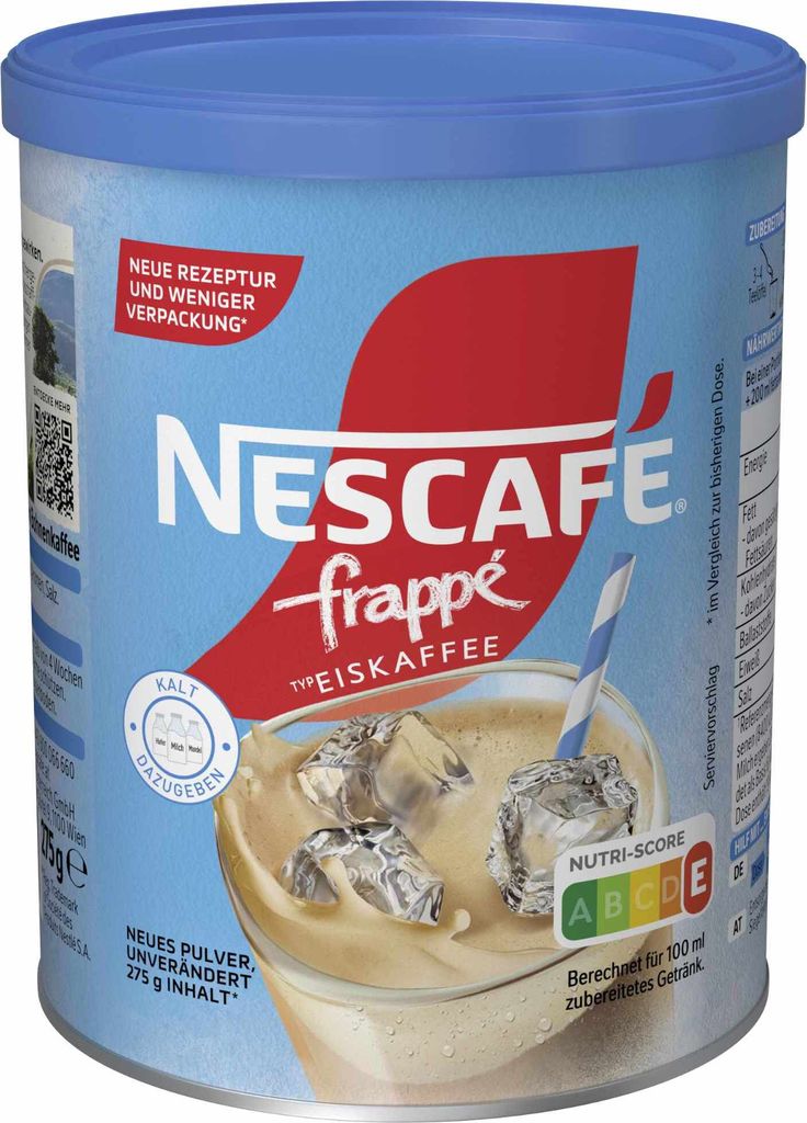 Nescafe Frappe Eiskaffee 3er Pack (3x275g Dose) + usy Block Produktbild 