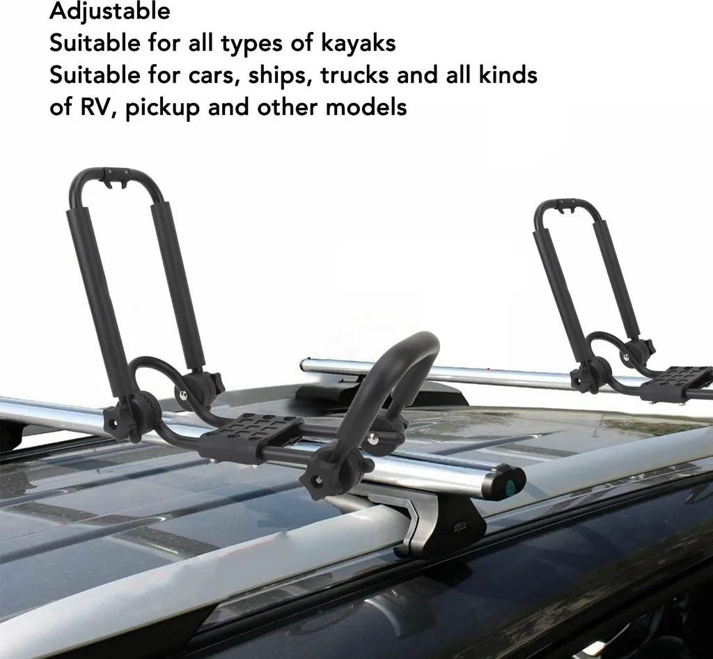 Support de toit pour kayak et canoë - Modèle pliable universel J-Bar