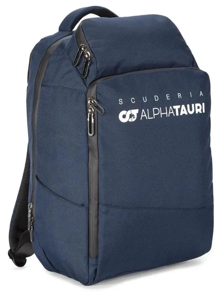 Sac à dos de Voyage Alpha Tauri Bleu Marine Idéal pour Fans de Formule 1