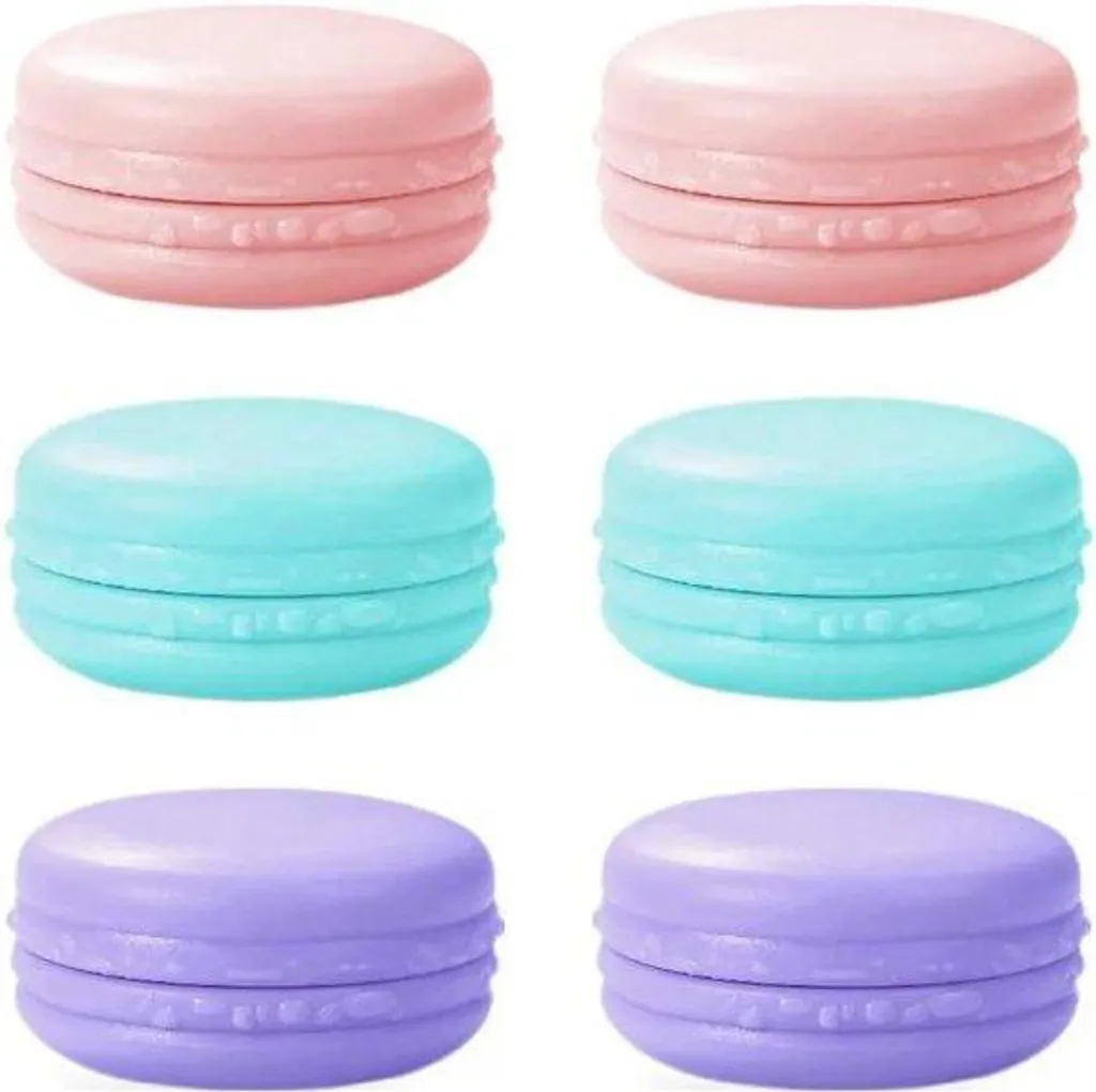 Lot de 6 flacons cosmétiques 10 ml Éclat vert pour trousse de voyage