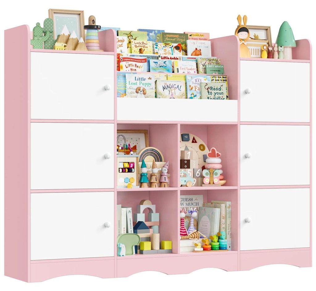 Kinder Bücherregal Spielzeugregal - Holz Produktbild 