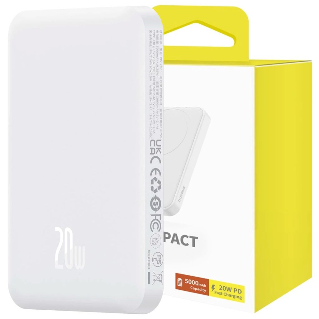 Baseus 6932172636210, 5000 mAh, Lithium Polymer (LiPo), Produktbild 