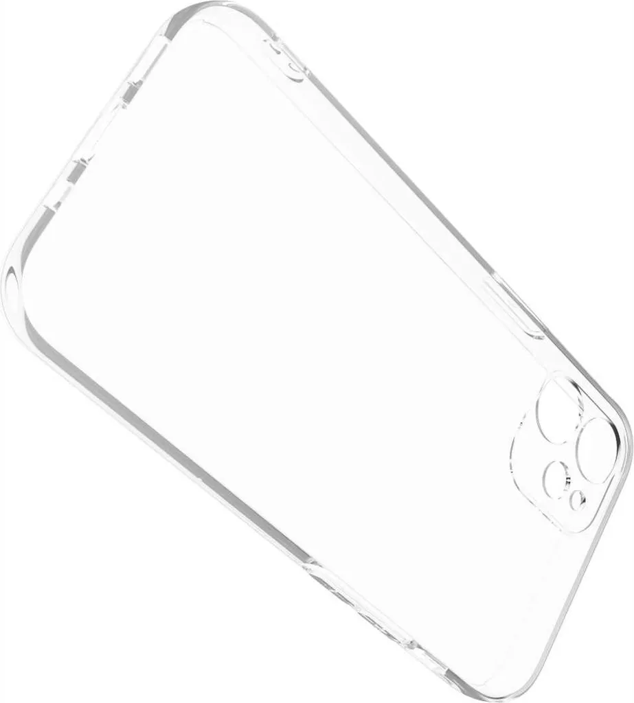 Coque silicone SPACECASE Clear Case pour iPhone 12 Mini Transparent