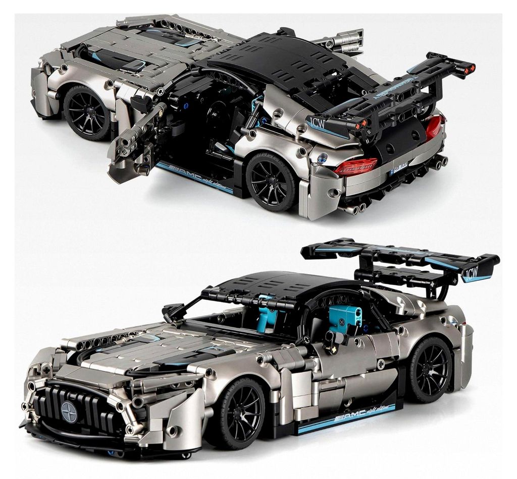 Technik Auto Klemmbausteine, 1466 Teile 1:14 Supersportwagen, Rennauto Geschenke für Jugendliche ab 14 Jahren oder Erwachsene