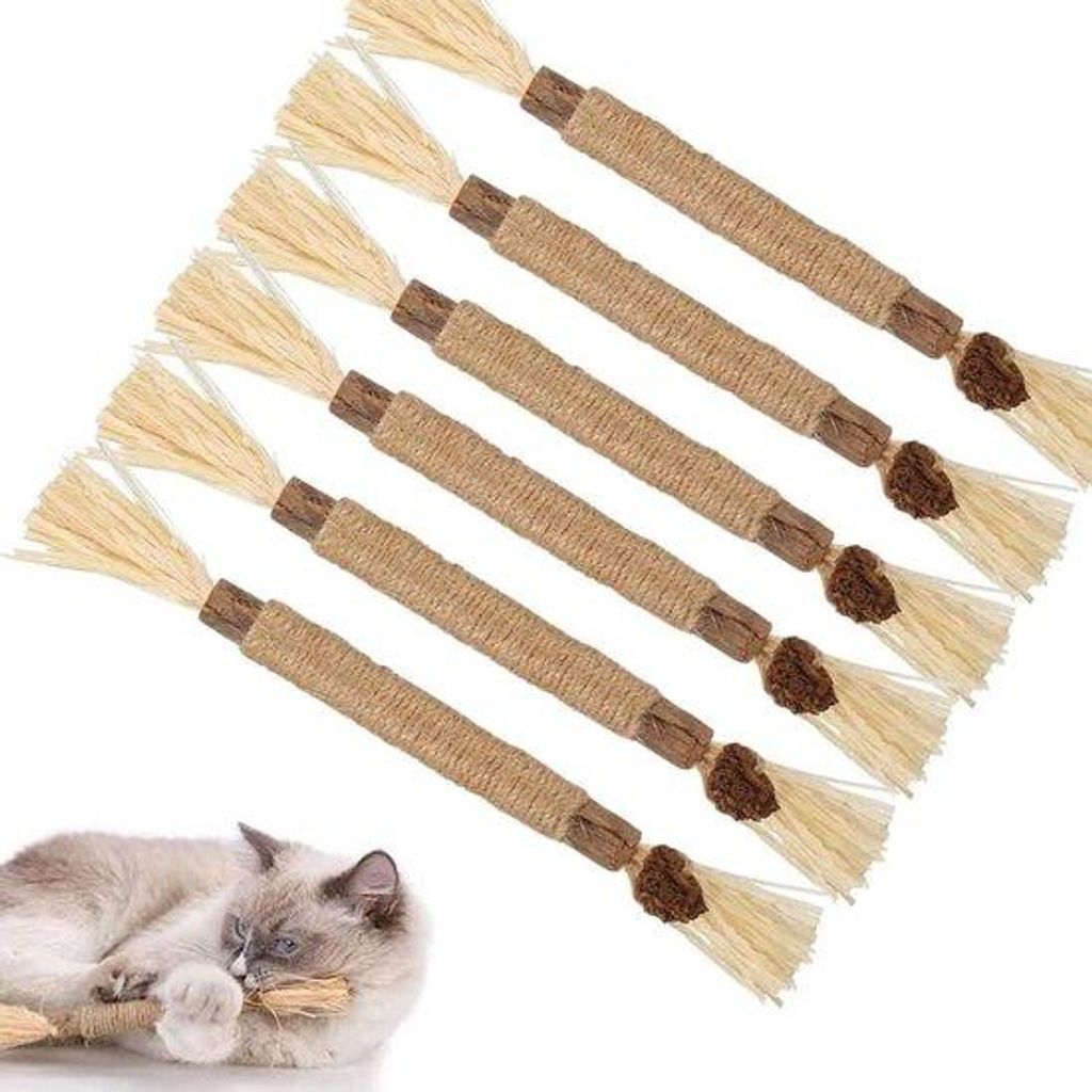 Katzenspielzeug-Set aus Katzenfell