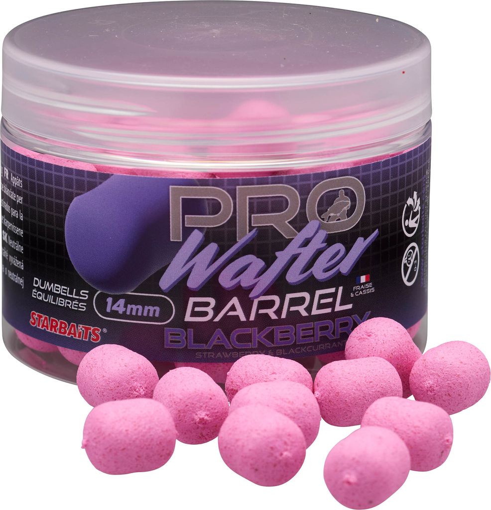 Starbaits Pro Blackberry Barrel Wafter Kugeln 14mm 50g