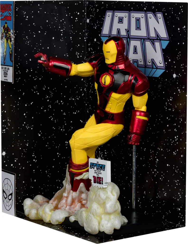 Figurine Iron Man 26 cm en PVC Finition Métal - Marvel Édition Limitée #256