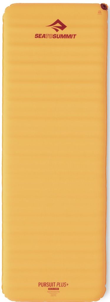 Sea To Summit Pursuit Plus SI RRW Isomatte (183 x 64 x 7,5 cm / isoliert bis -11°C / 1,075kg) Spicy Orange Regular