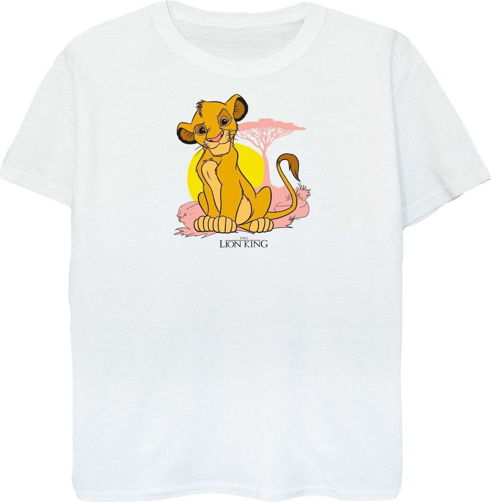 Disney - "The Lion King" T-Shirt für Damen BI48145 (M) (Weiß)