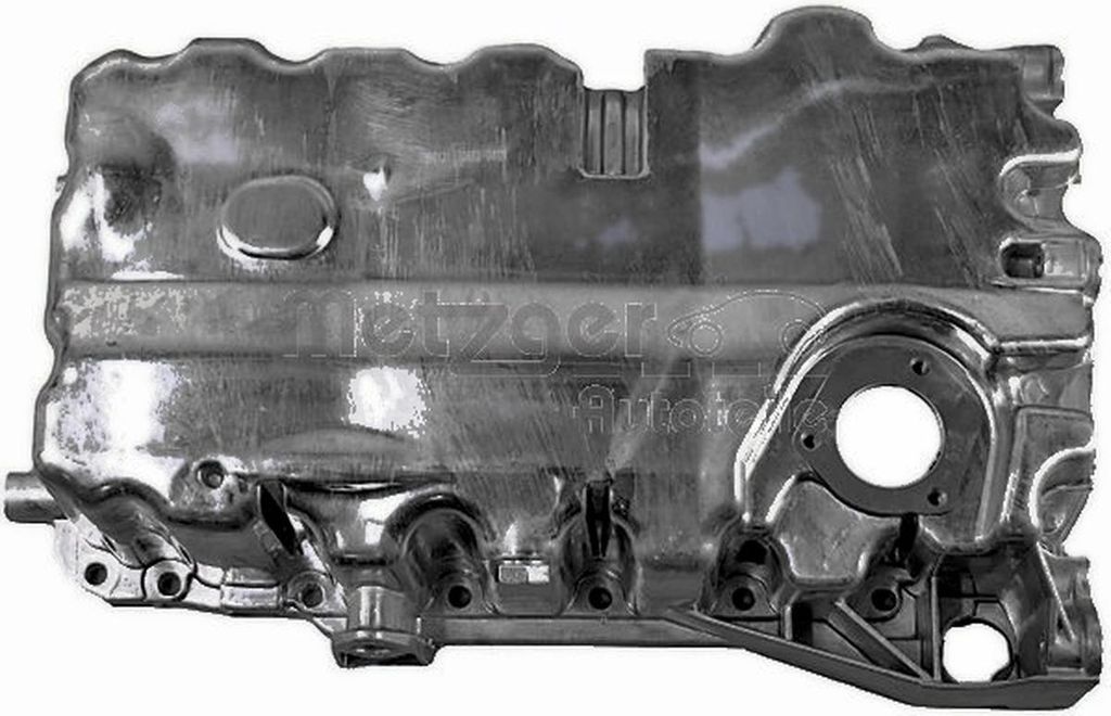 Ölwanne Aluminium-Druckguss ohne Dichtung METZGER für u.a. SKODA OCTAVIA