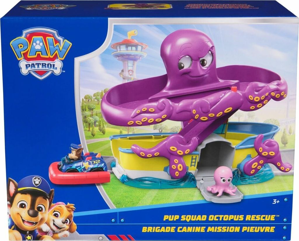 PAW Patrol Pup Squad - Oktopus Spielset mit Rennstrecke, Produktbild 