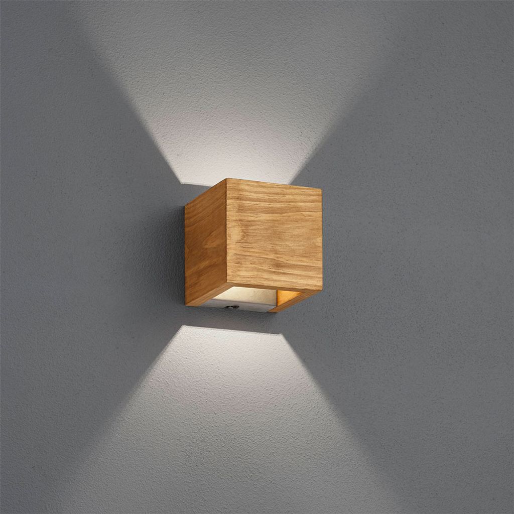 Osram Lampe LED Holz Wand Leuchte DIMMBAR Schlaf Zimmer UP DOWN Strahler inkl 