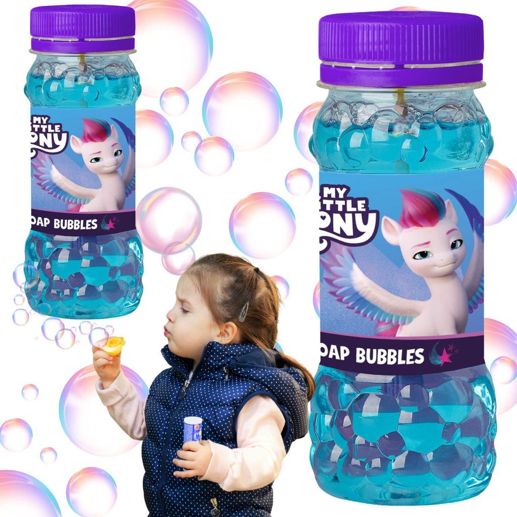 My Little Pony Seifenblasen-Set für Kinder, Seifenblasen machen, 145 ml, 200433