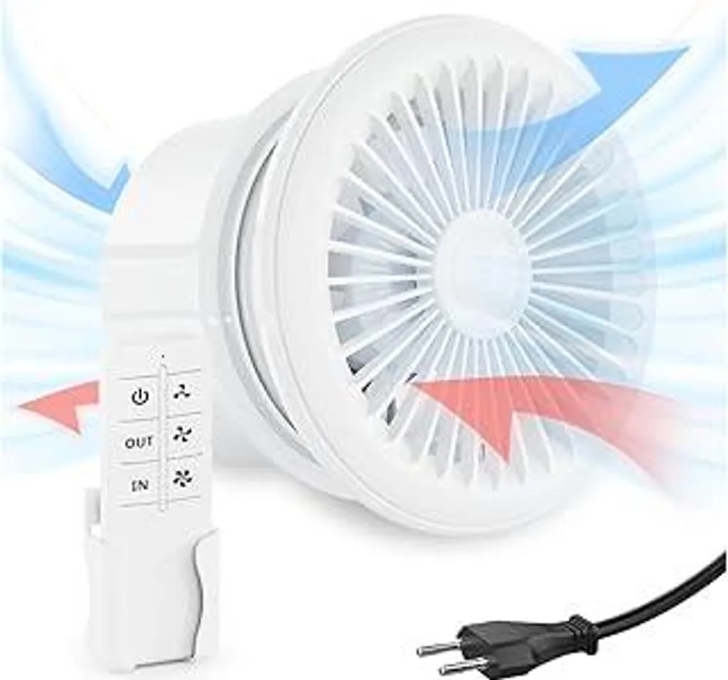 Aspiratore Bagno Silenzioso HG Power 100mm Telecomando 3 Marce Bianco