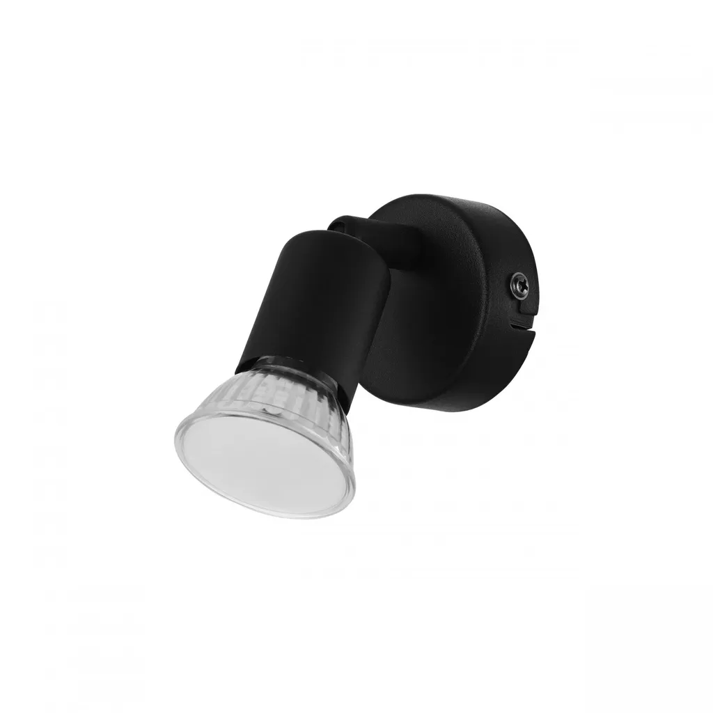 Spot mural LED orientable Eglo BUZZ-LED 32428 Noir design moderne 6cm