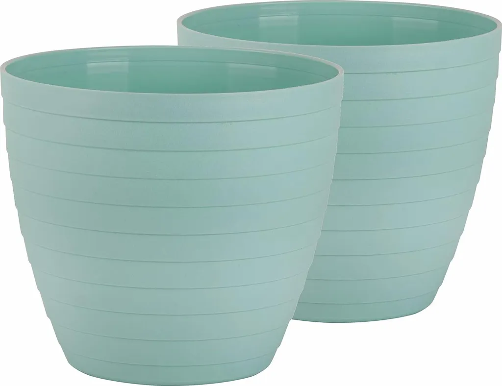 Pots de Fleurs Extérieur Incassables 25 cm Lot de 2 Spécial Jardinage