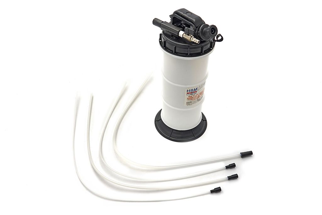 HBM 6 Liter Profi-Flüssigkeitspumpe (manuell und pneumatisch) inklusive 4 Flüssigkeitsschläuchen