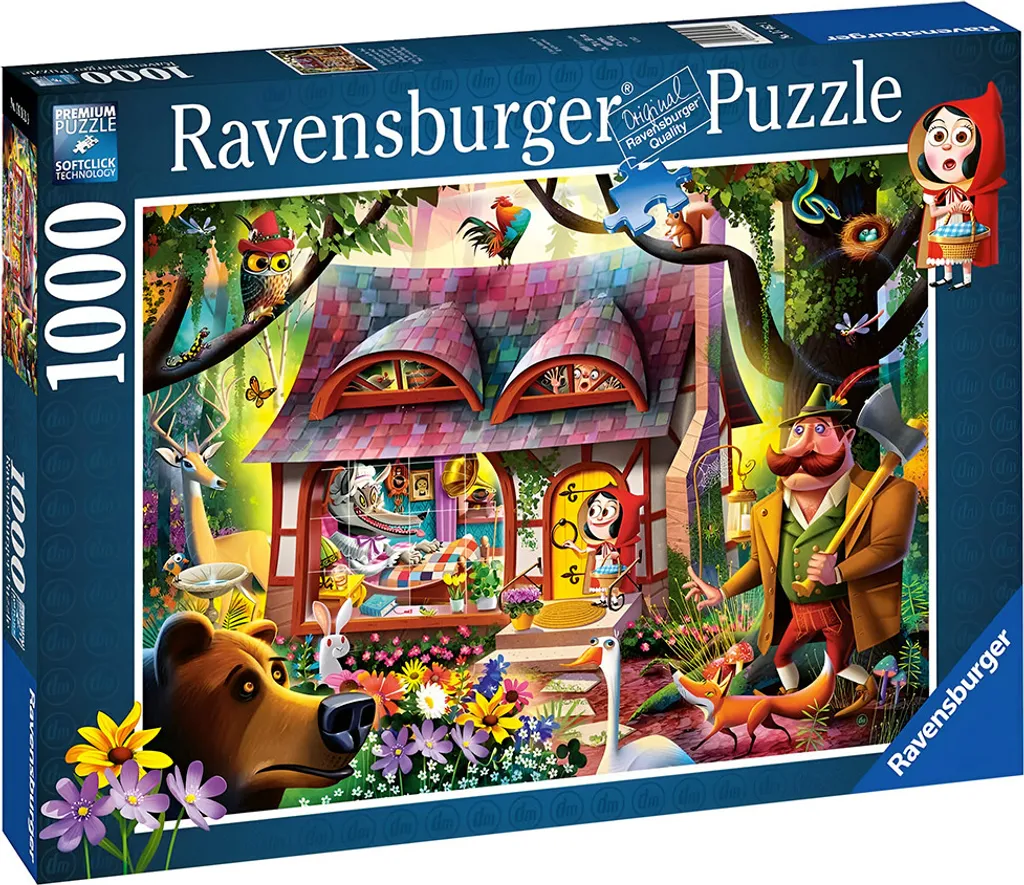 Puzzle Petit Chaperon Rouge 1000 Pièces Softclick - Qualité Premium