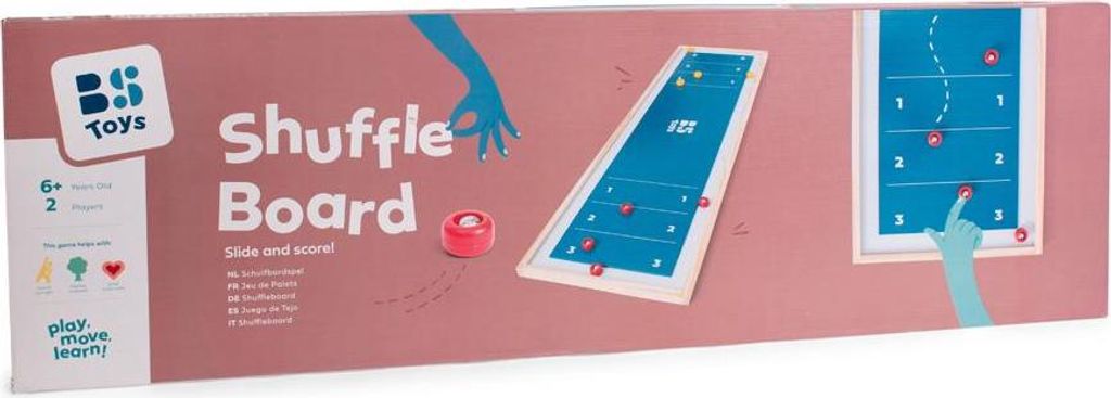 Bs Toys Shuffleboard mit 8 Scheiben – 2 Spieler