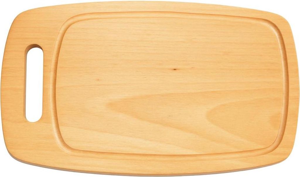 Schneidebrett Holzfass 35,5 cm – rundes Küchenbrett