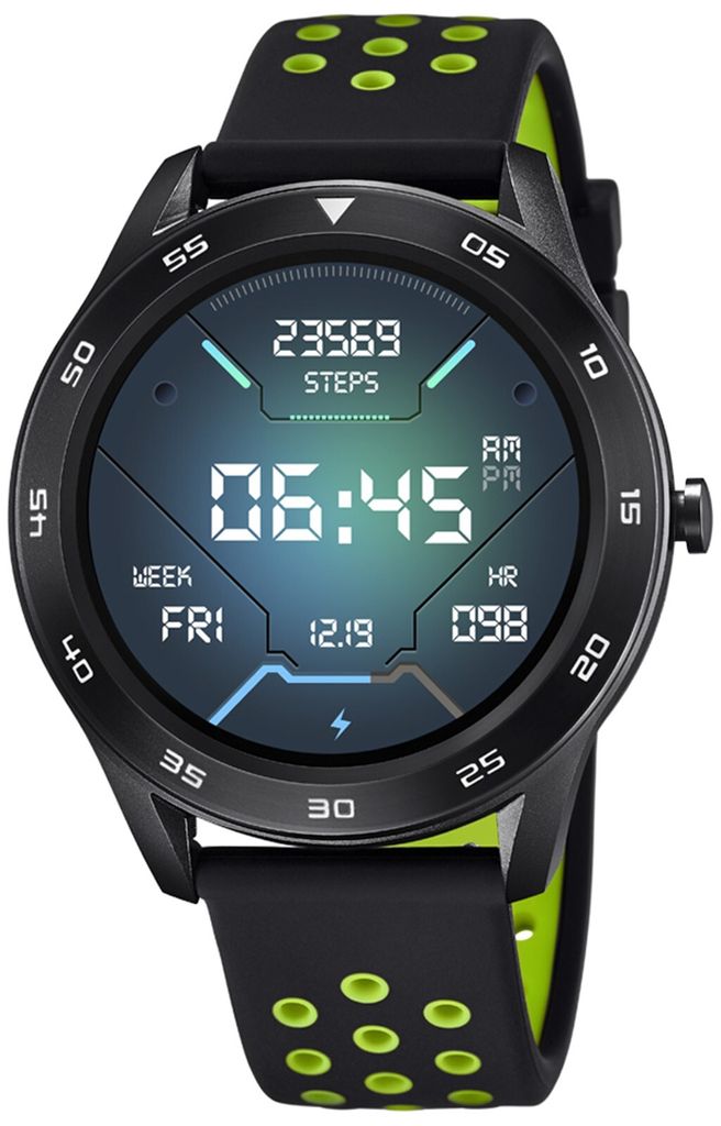 Lotus 50013/1 Smartime Uhr Herrenuhr Kautschuk Datum Alarm schwarz