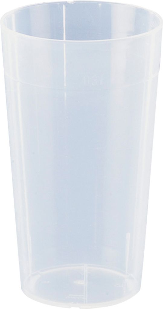 Dönges Becher, Trinkbecher, 300 ml, PP/transparent (Trinkbecher Tasse)