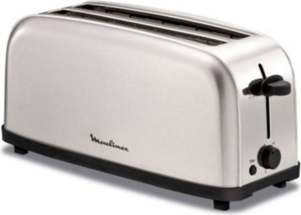 Moulinex Toaster Küchengeräte Classic 2 Leistung 1400 Watt Edelstahl Grau Grillfunktion