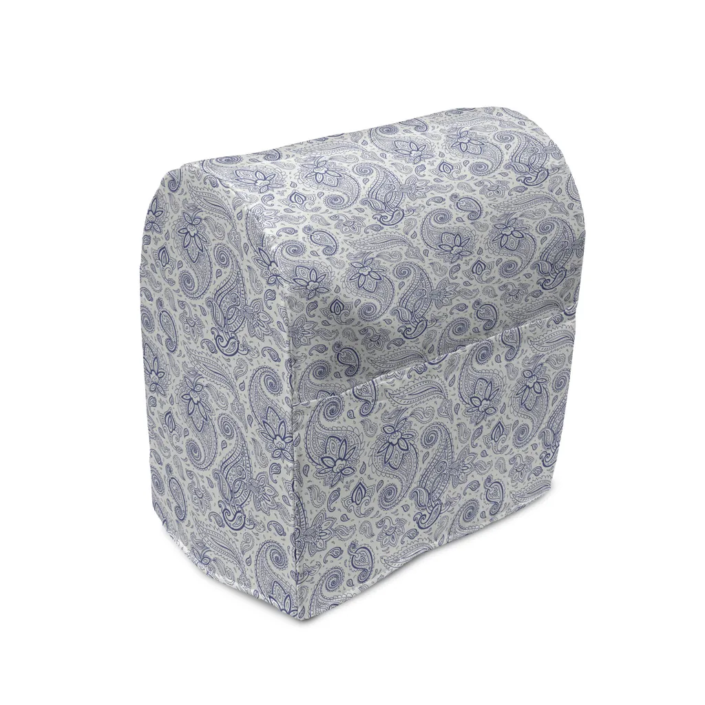 Protezione Frullatore ABAKUHAUS: Design Paisley Bianco-Nero 39cm
